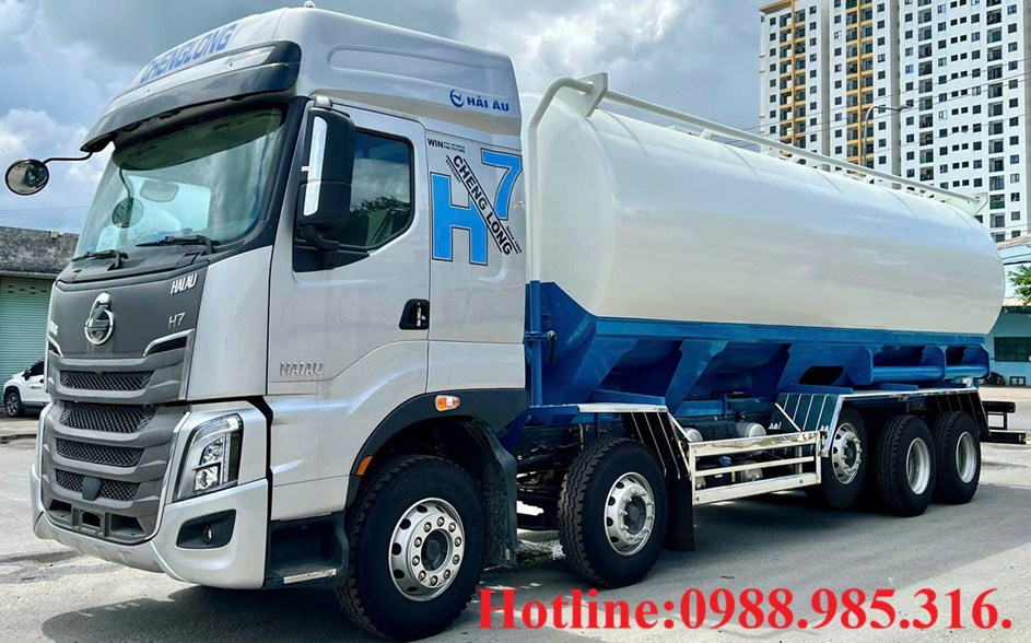 XE CHỞ THỨC ĂN CHĂN NUÔI 5 CHÂN (XE BỒN CHỞ CÁM) - 32 KHỐI